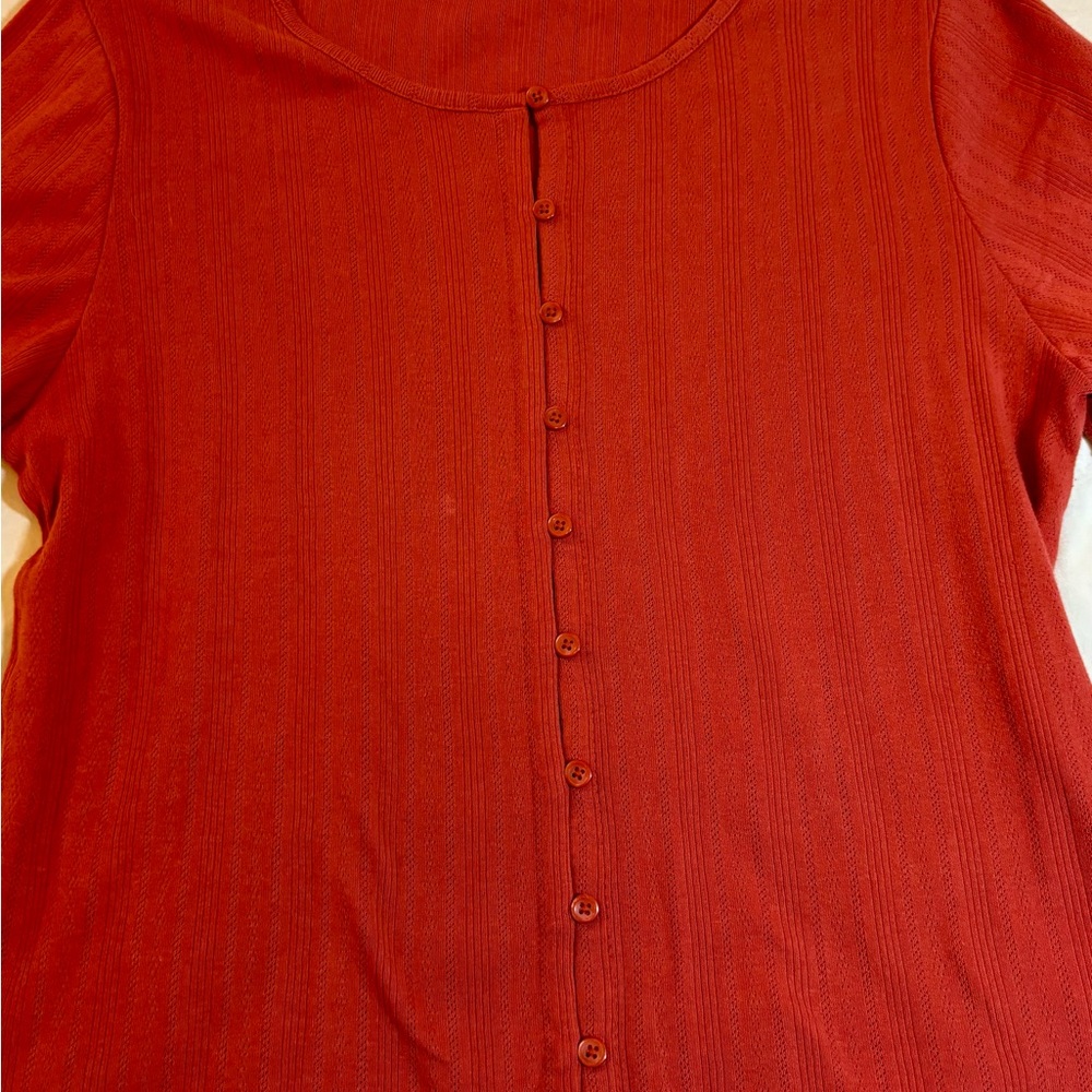 J. Crew Women's Scarlet Button-Down Shirt